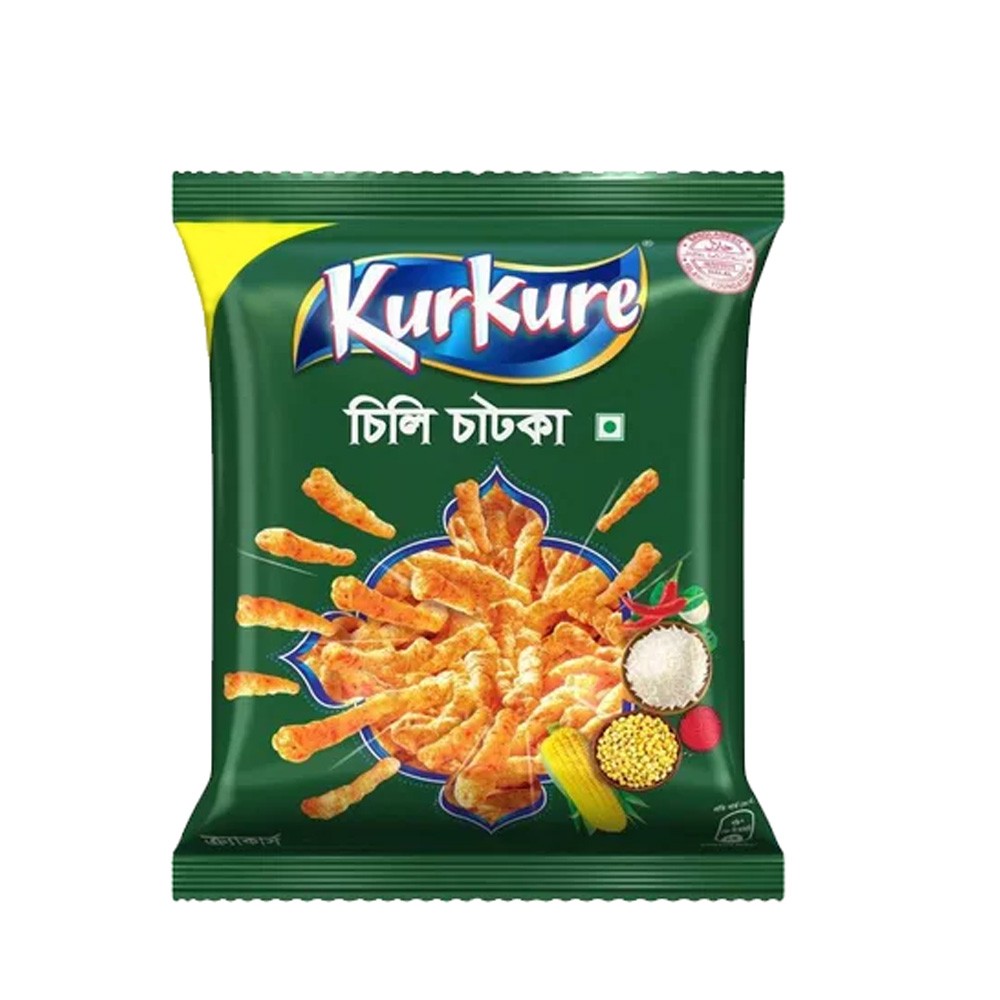 Kurkure Chilli Chatka Chips 37gm